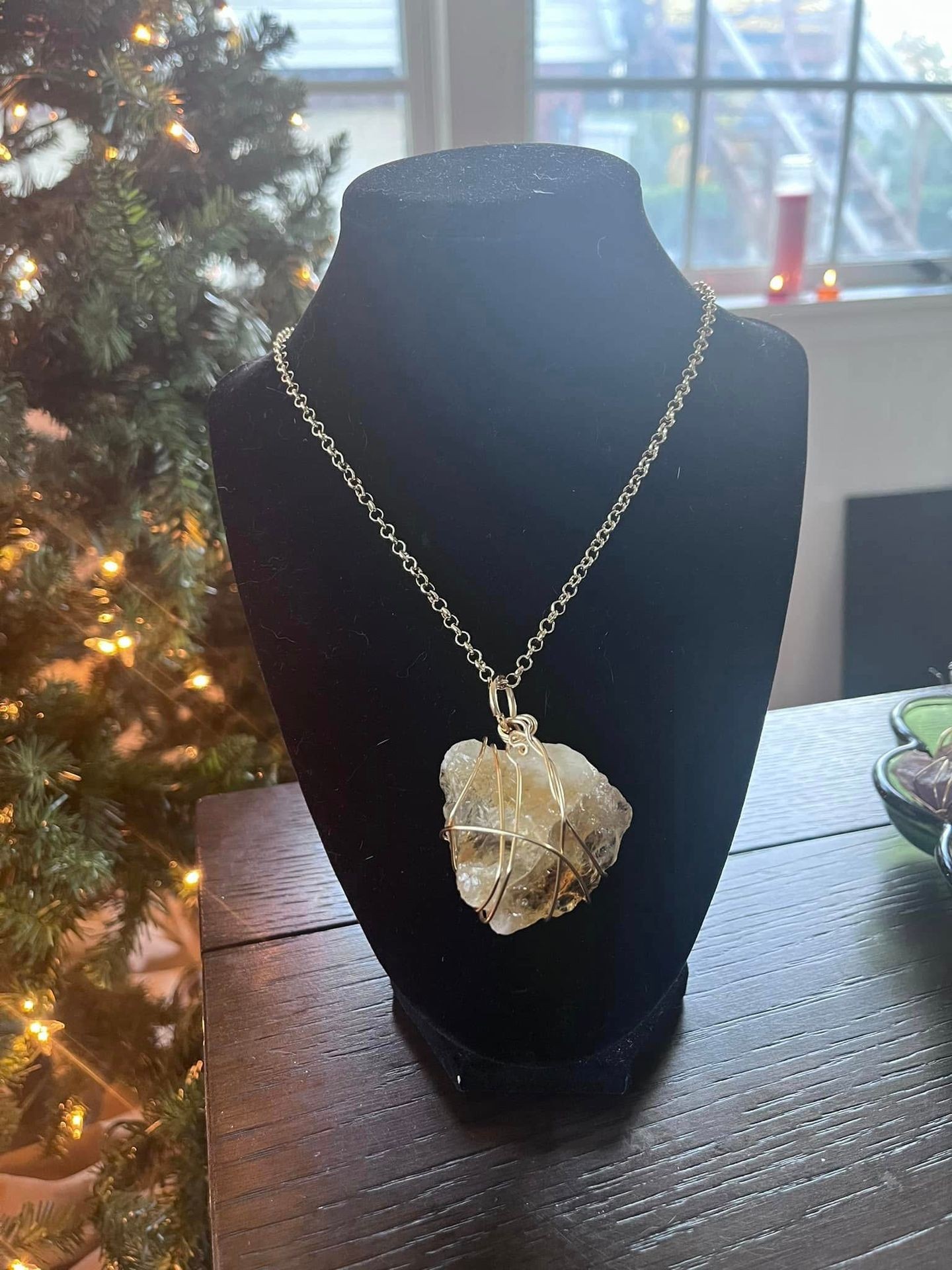 Large Citrine Pendant